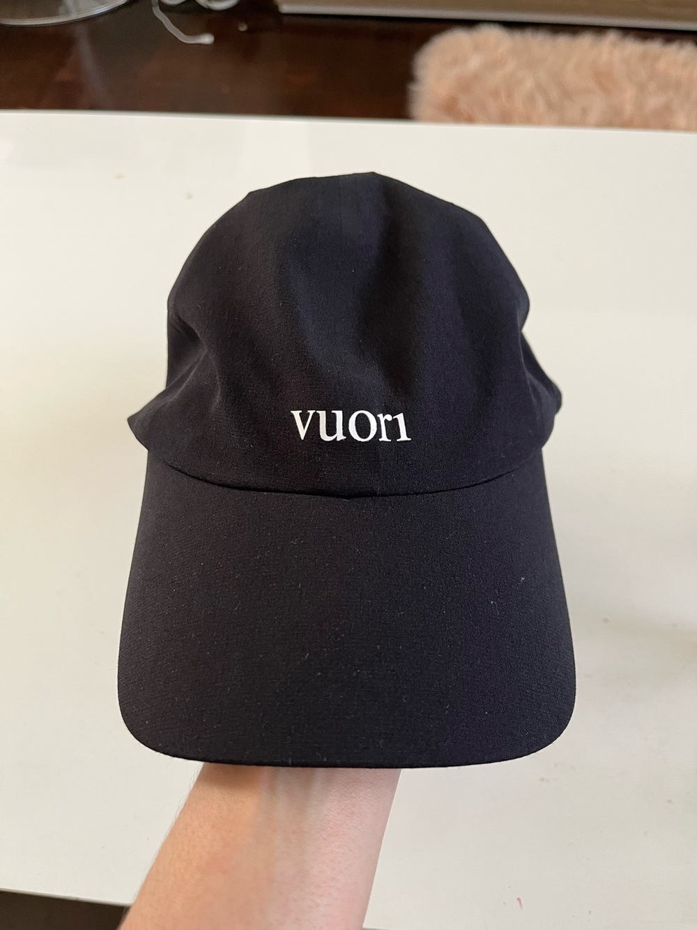 Vuori Black active baseball Hat cap